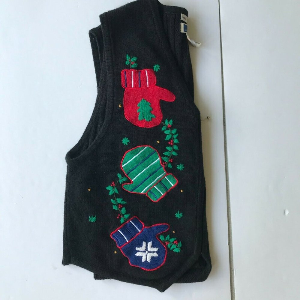 Bryn Connelly Not so Ugly Christmas Vest Large EUC - Picture 7 of 12